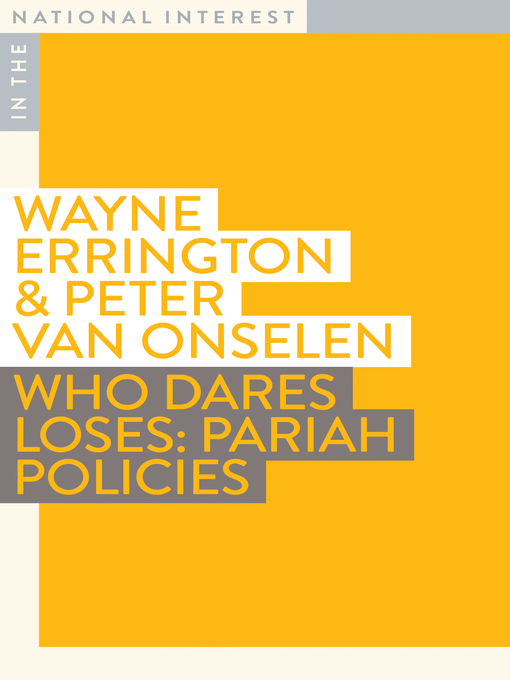 Cover image for Who Dares Loses